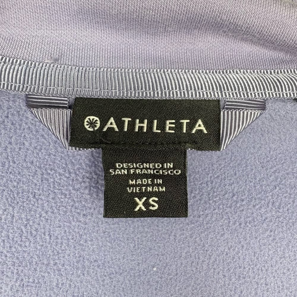 Athleta Lavender Zip-Up Hoodie size XS - Thumbnail 5