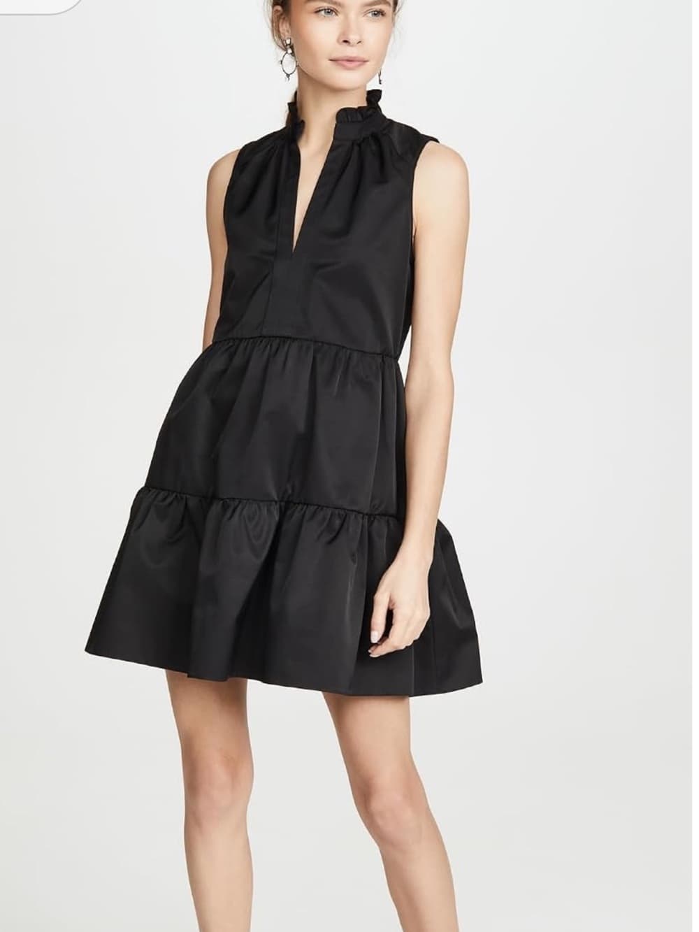 Amanda Uprichard Black Sleeveless Saffron Mini Dress size Small - Thumbnail 10