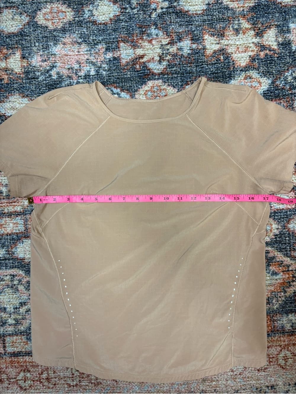 Lululemon Lightweight Stretch Running Short Sleeve Shirt pink clay size 4 - Thumbnail 15