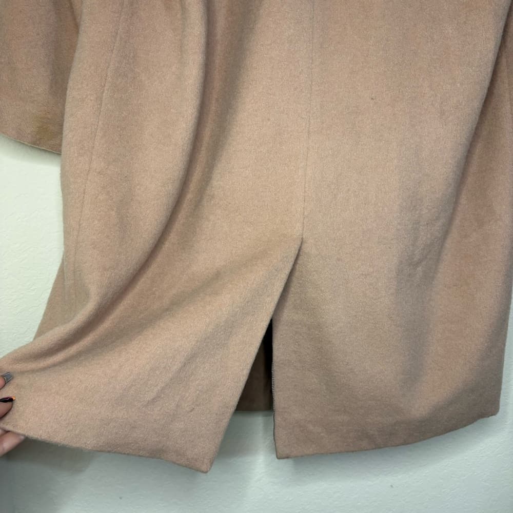 Madewell Wool Mohair Blend Cocoon Coat in Blush Tan Size 12 - Thumbnail 12