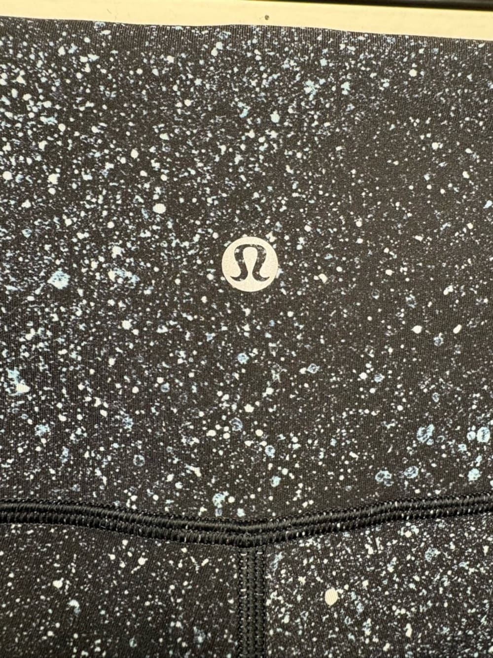 Lululemon Wunder Under Hi-Rise 7/8 Leggings Luxtreme 25" black blue speckled - Thumbnail 7