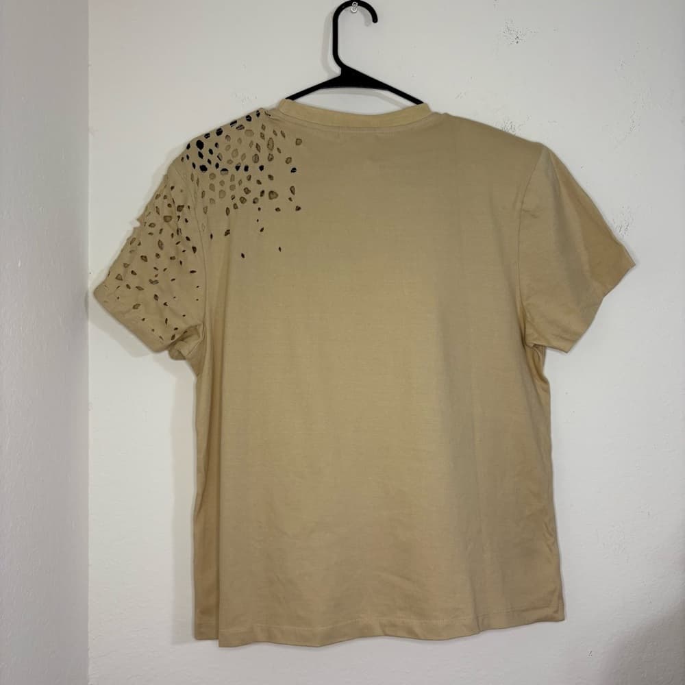 SER.O.YA Caroline Distressed Cotton T-Shirt - Thumbnail 6