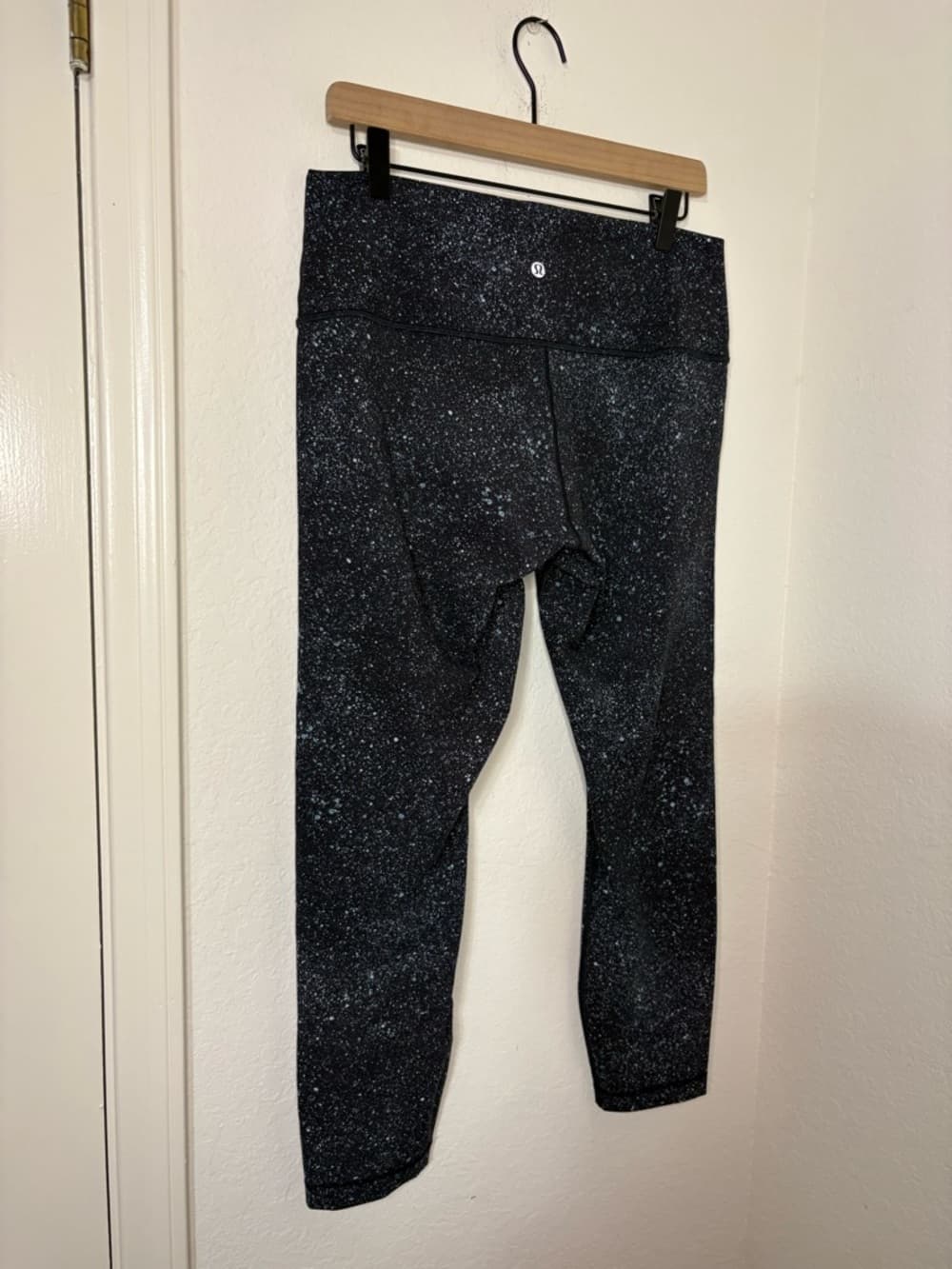 Lululemon Wunder Under Hi-Rise 7/8 Leggings Luxtreme 25" black blue speckled - Thumbnail 8