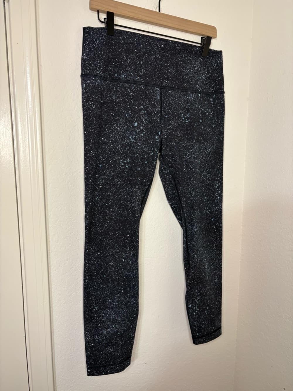 Lululemon Wunder Under Hi-Rise 7/8 Leggings Luxtreme 25" black blue speckled - Thumbnail 4