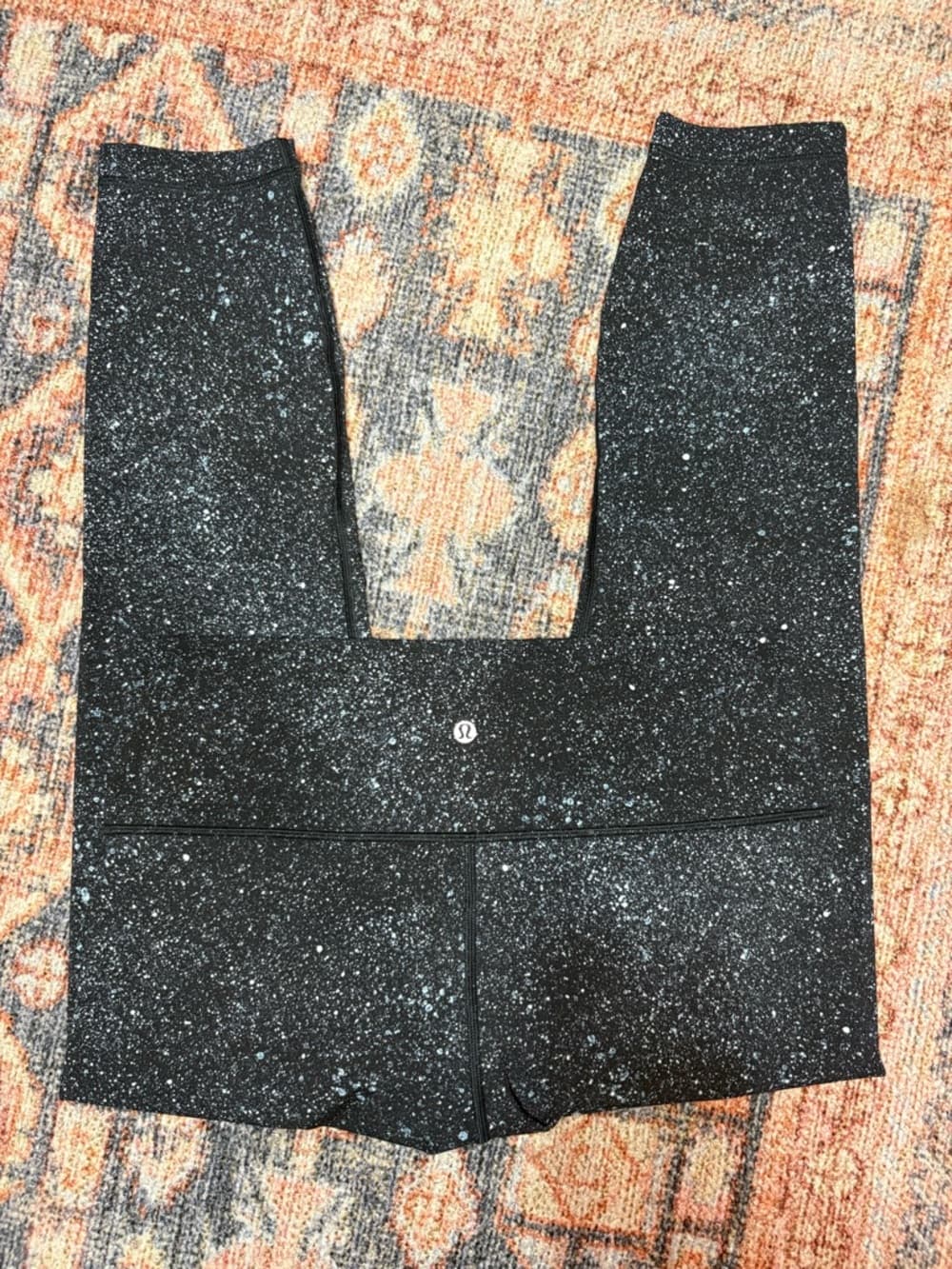 Lululemon Wunder Under Hi-Rise 7/8 Leggings Luxtreme 25" black blue speckled - Thumbnail 9