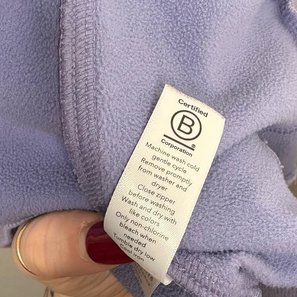 Athleta Lavender Zip-Up Hoodie size XS - Thumbnail 11