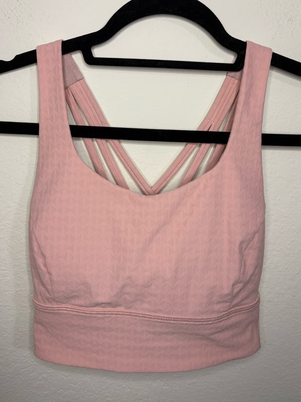 Lululemon Pink Free to Be Elevated Strappy Sports Bra size 4 - Thumbnail 2