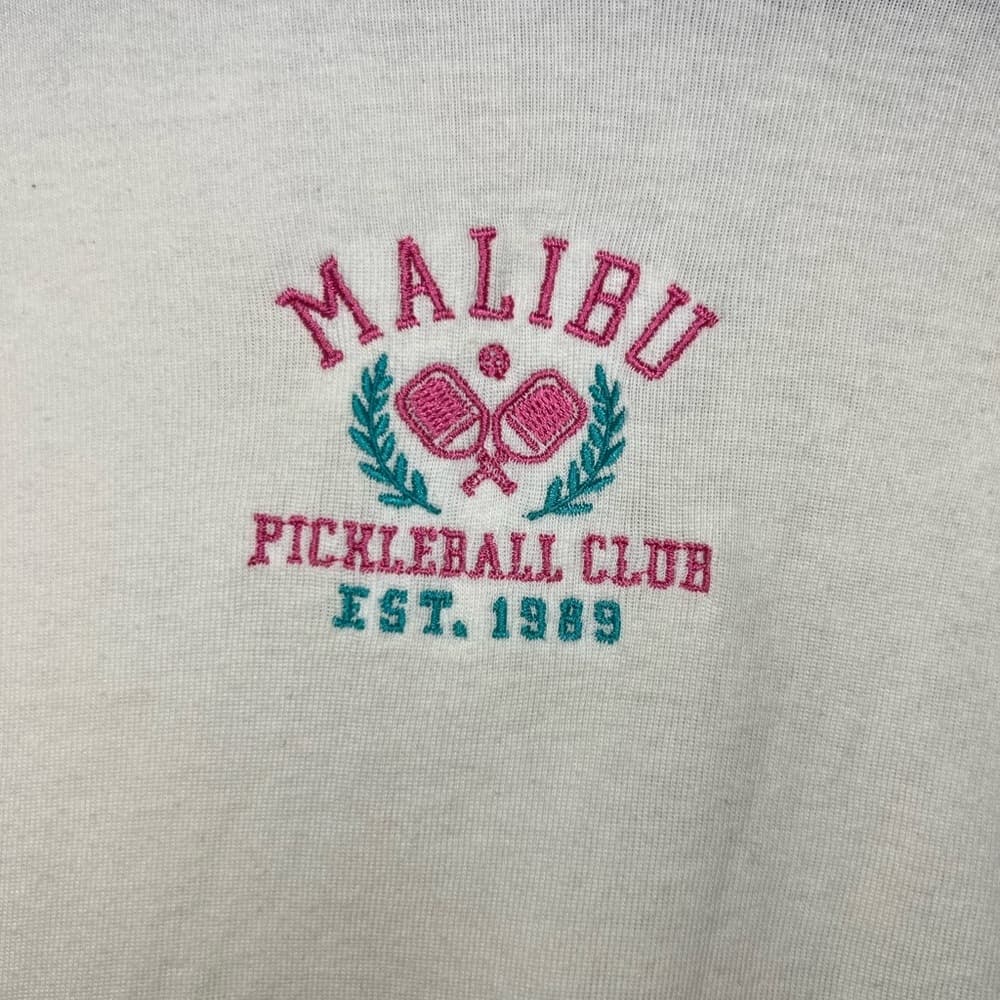 NWT Vinyl Icons Pickleball Cropped Tee - Thumbnail 2