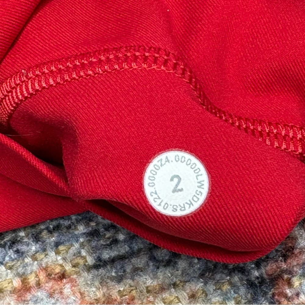 Lululemon Swift Speed High-Rise Tights leggings in red size 2 - Thumbnail 4