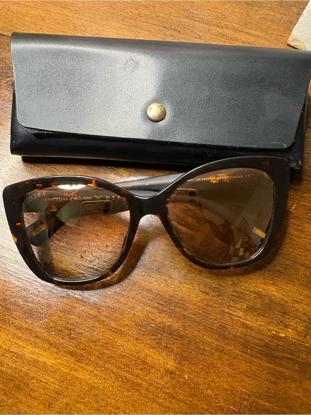 DIFF x Christina El Moussa Ruby Tortoiseshell Women's polarized Sunglasses - Thumbnail 7