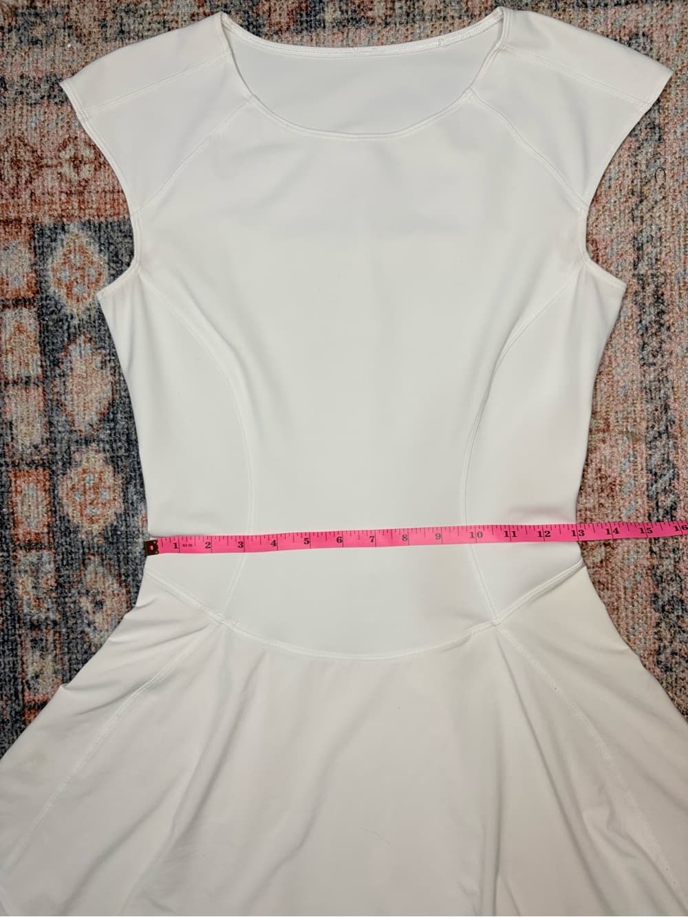 Lululemon Everlux Mesh-Back Tennis Dress white size 8 - Thumbnail 14