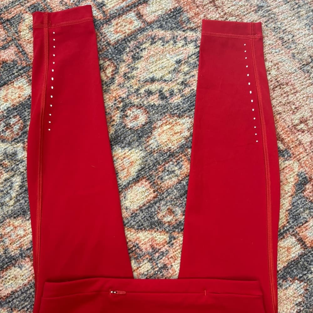 Lululemon Swift Speed High-Rise Tights leggings in red size 2 - Thumbnail 5
