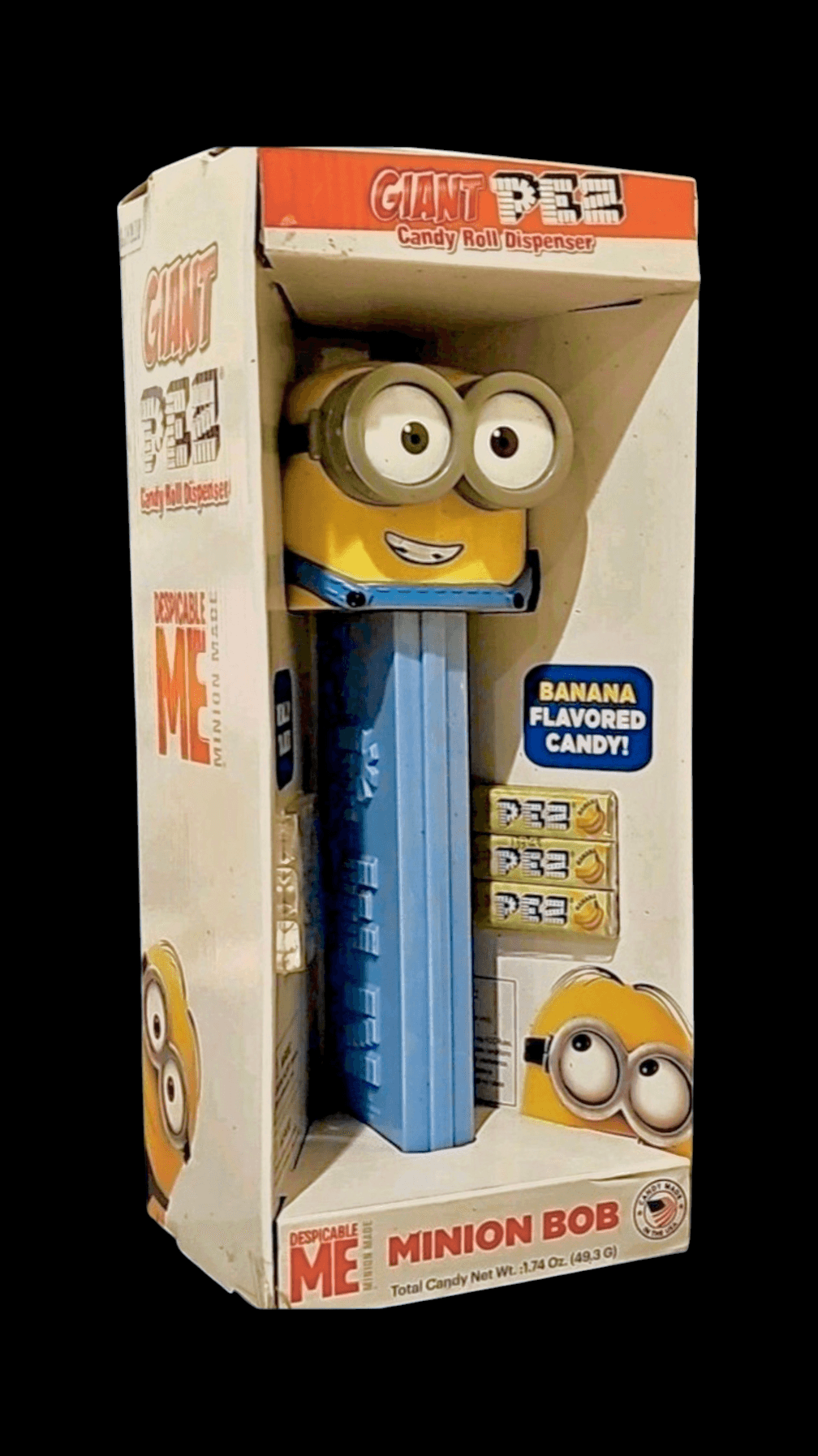 Pez Giant Minion Bob Candy Dispenser with Banana Candy