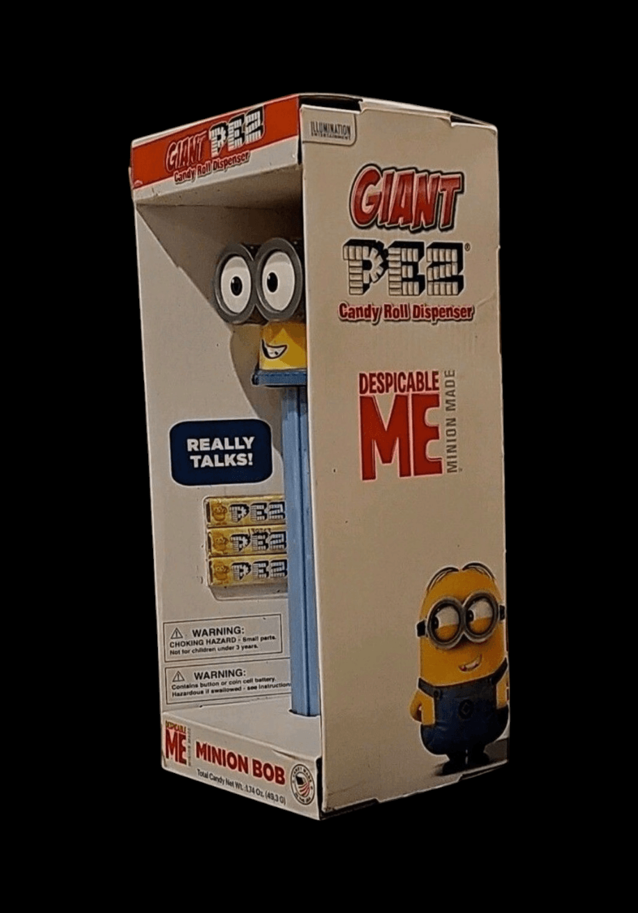 Pez Giant Minion Bob Candy Dispenser with Banana Candy - Thumbnail 2