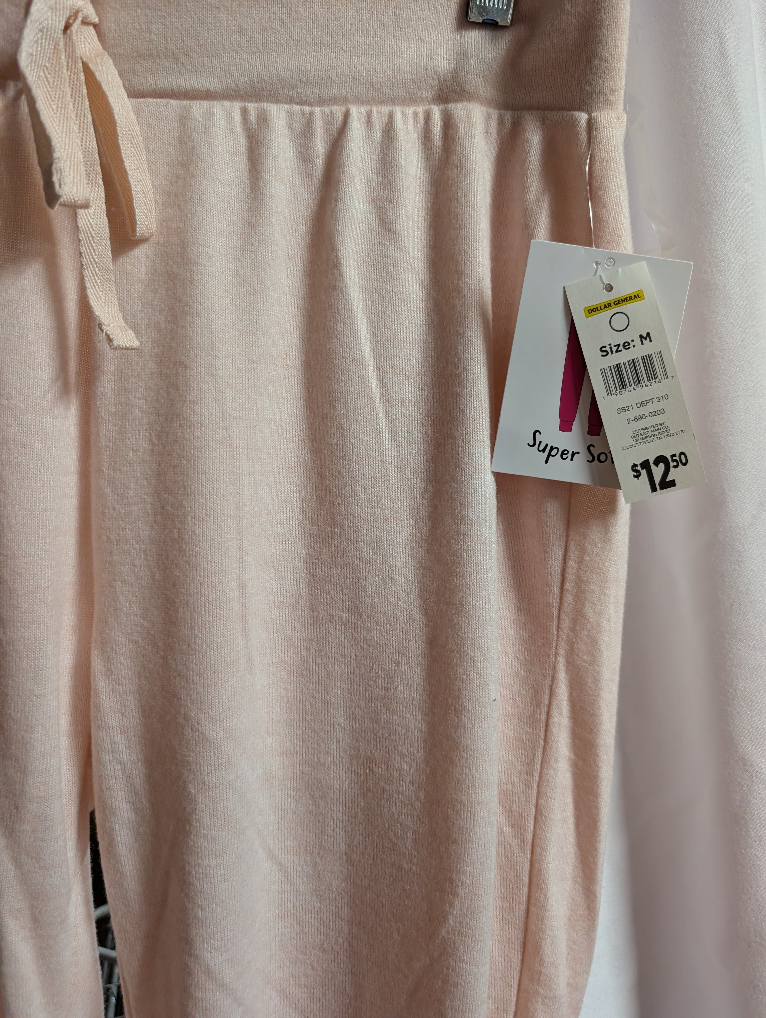 Bobbie Brooks Ladies' Pink Lounge Pants M - Thumbnail 3