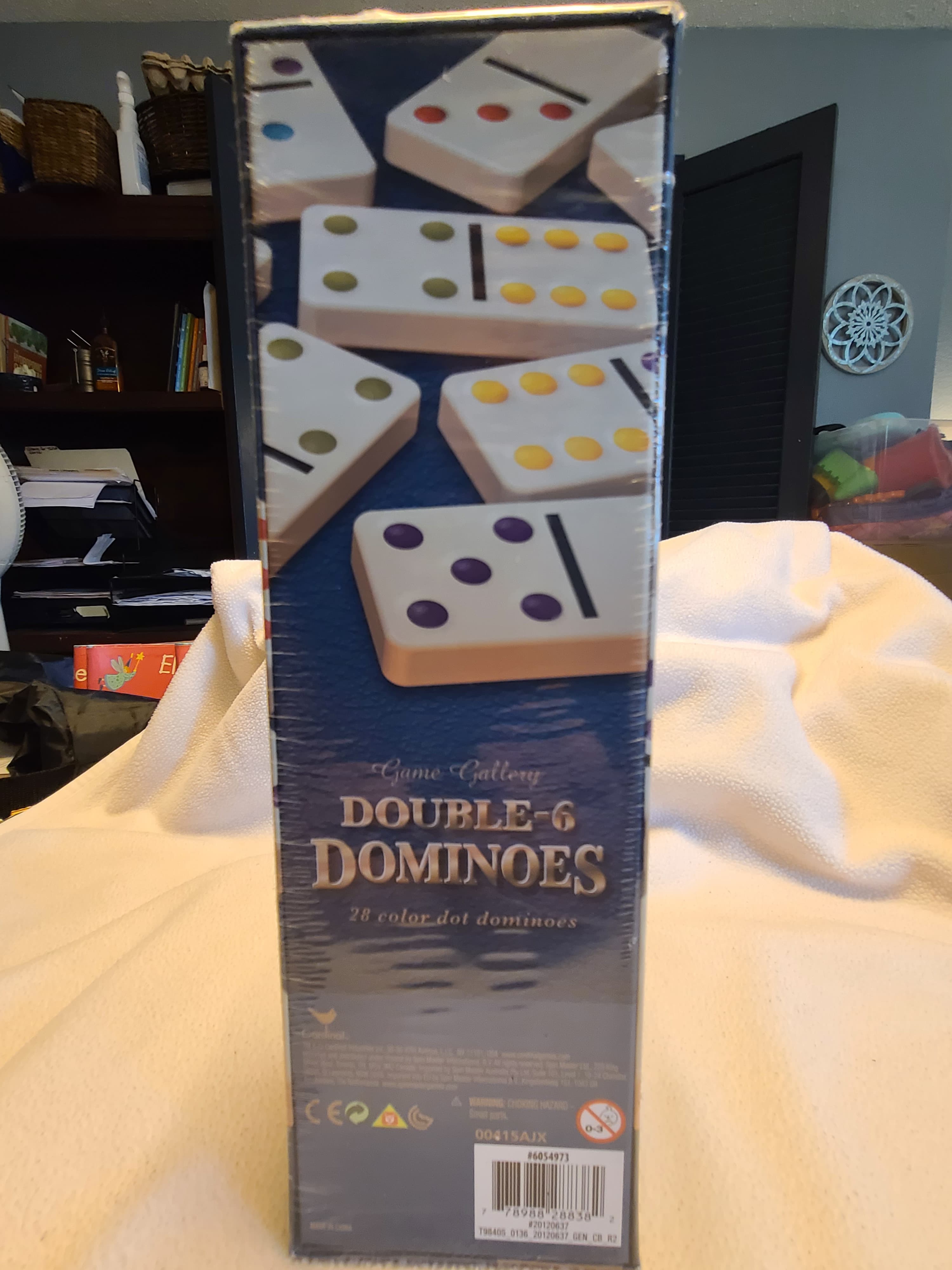 Cardinal Double 6 Color Dot Dominoes Set - Thumbnail 2