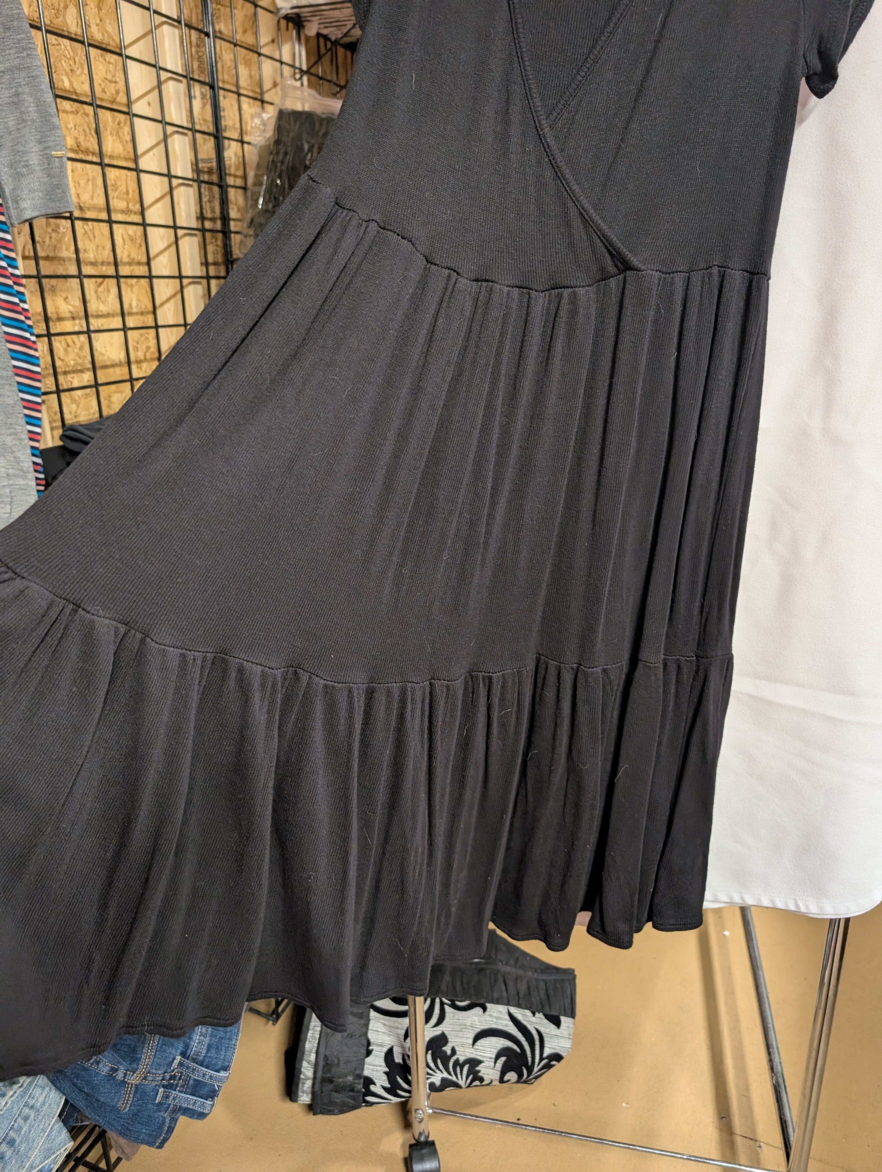 See You Monday Black Sleeveless Dress - Thumbnail 4