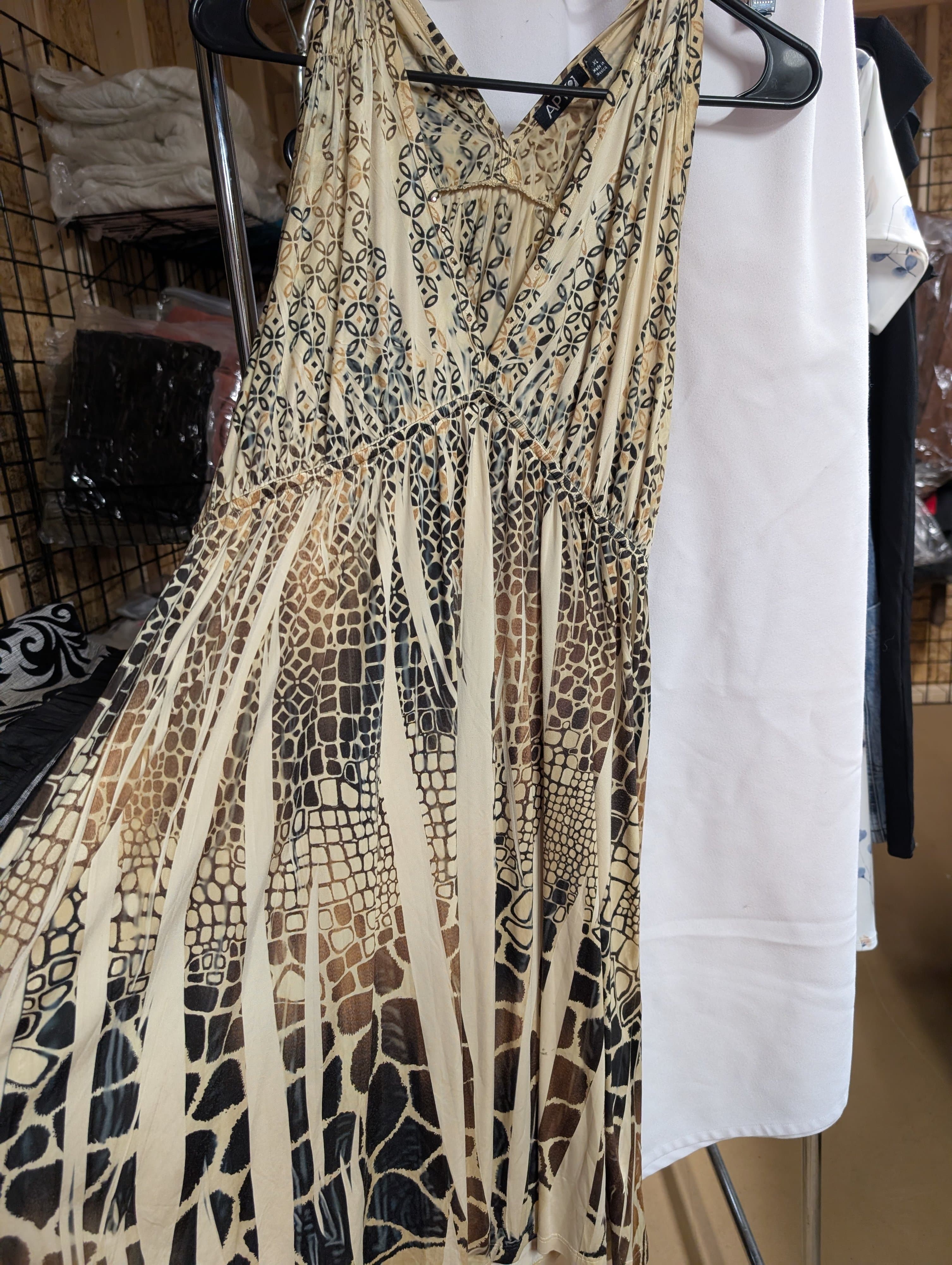 Apt. 9 Women's XL Sleeveless Patterned Dress - Thumbnail 3