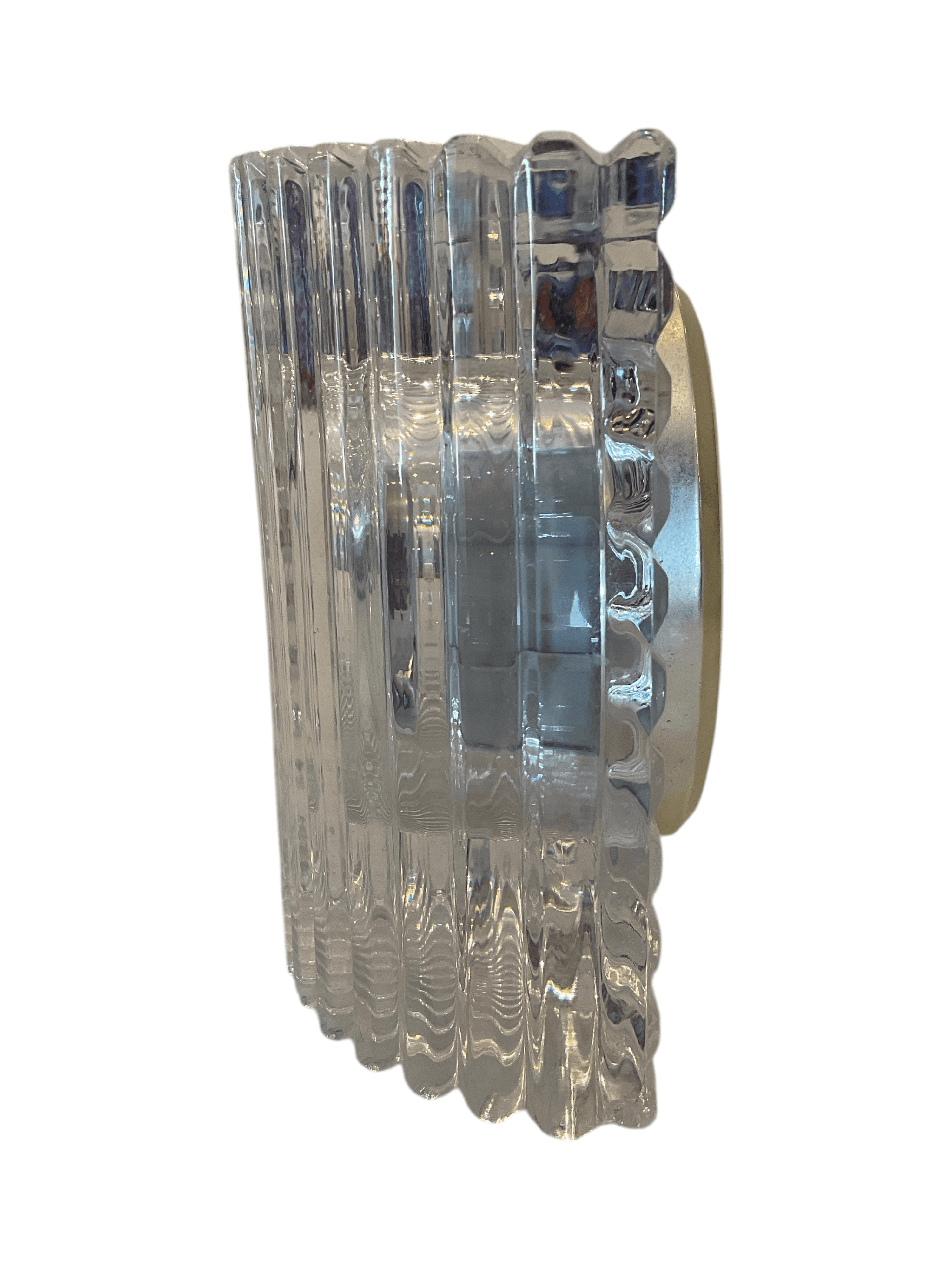 Mikasa Crystal Desk Clock with Roman Numerals - Thumbnail 3