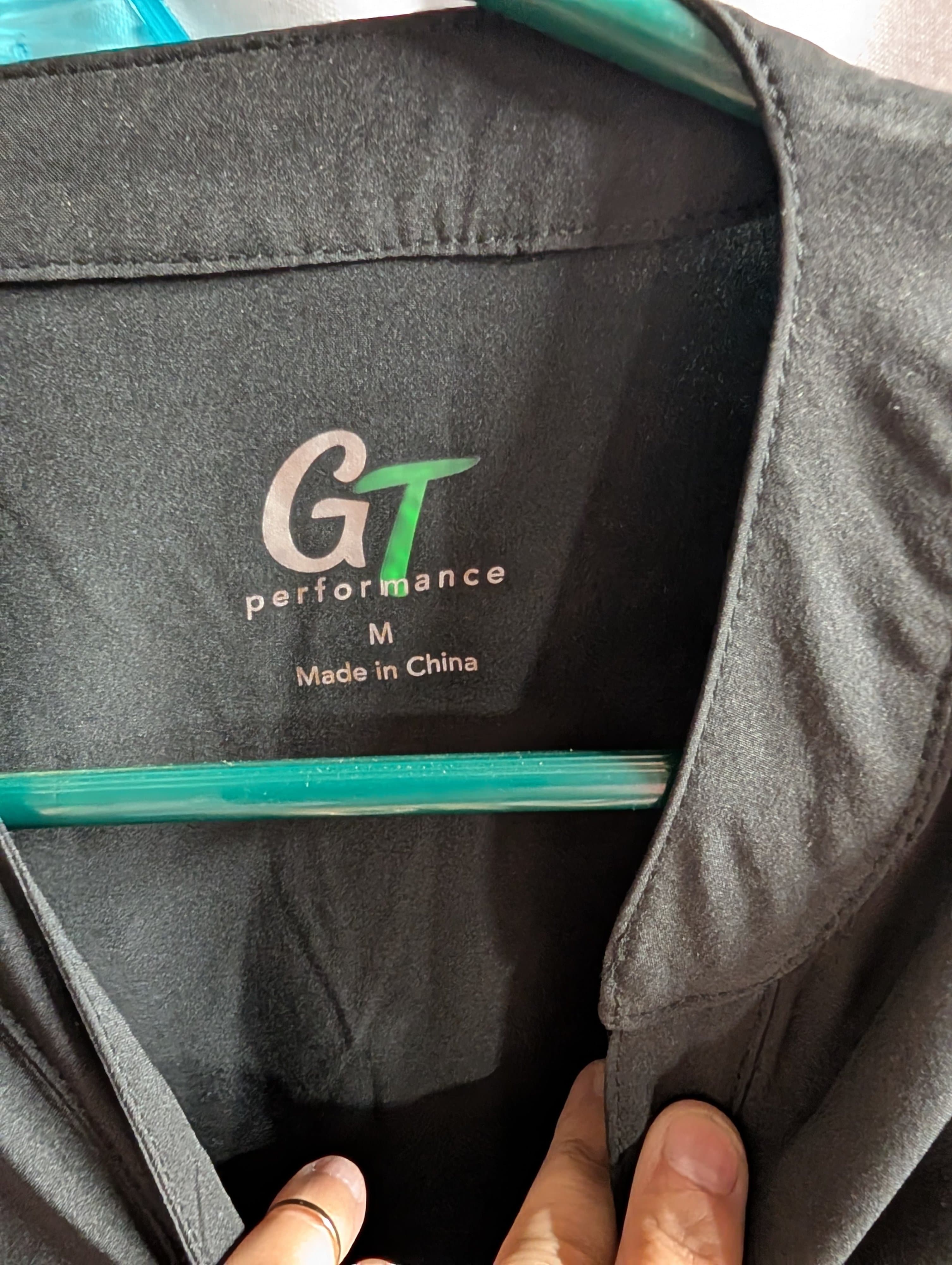 GT Performance Black Short Sleeve Shirt Medium - Thumbnail 2