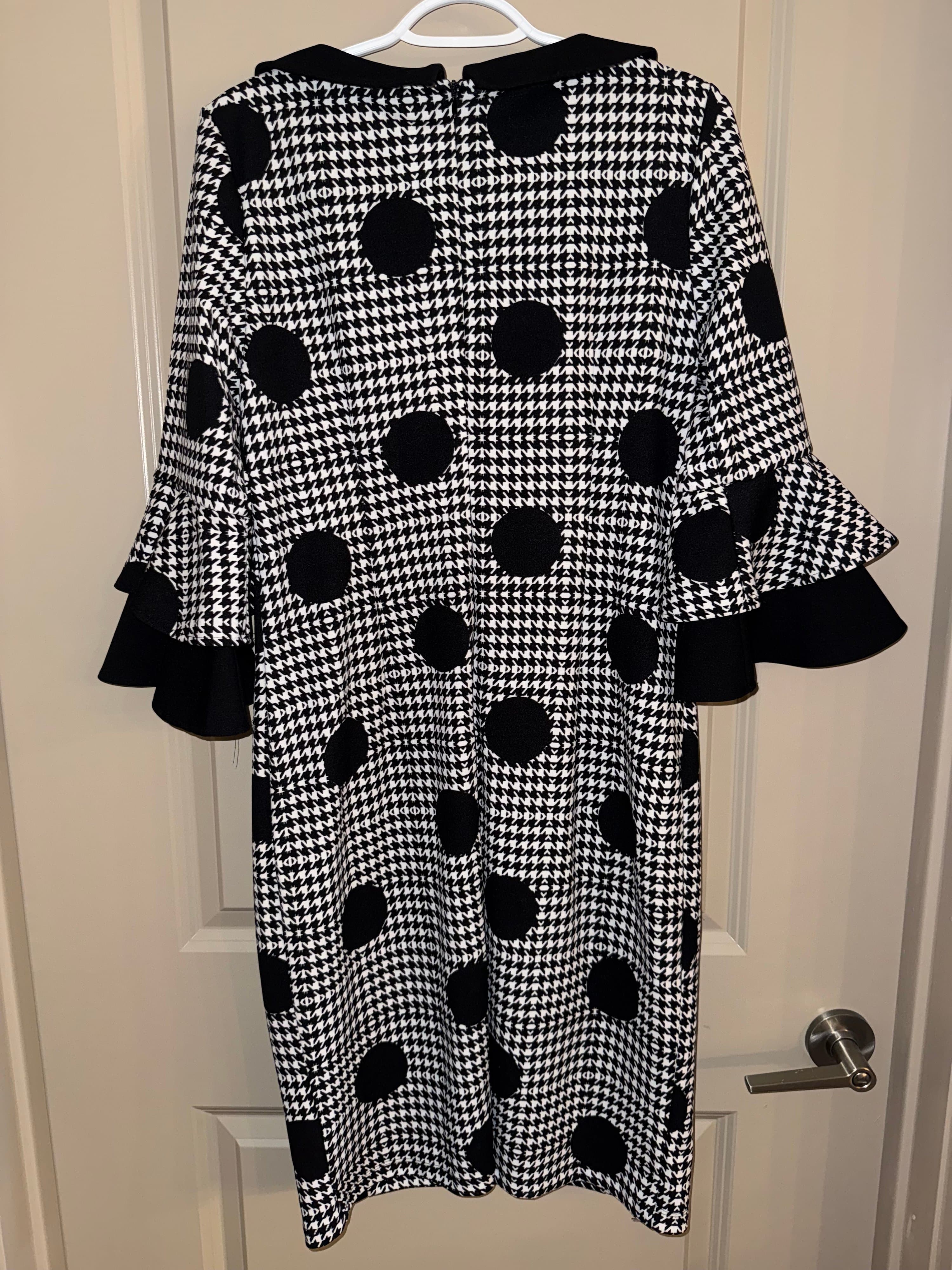Jessica Rose Houndstooth Dress Size 8 - Thumbnail 2
