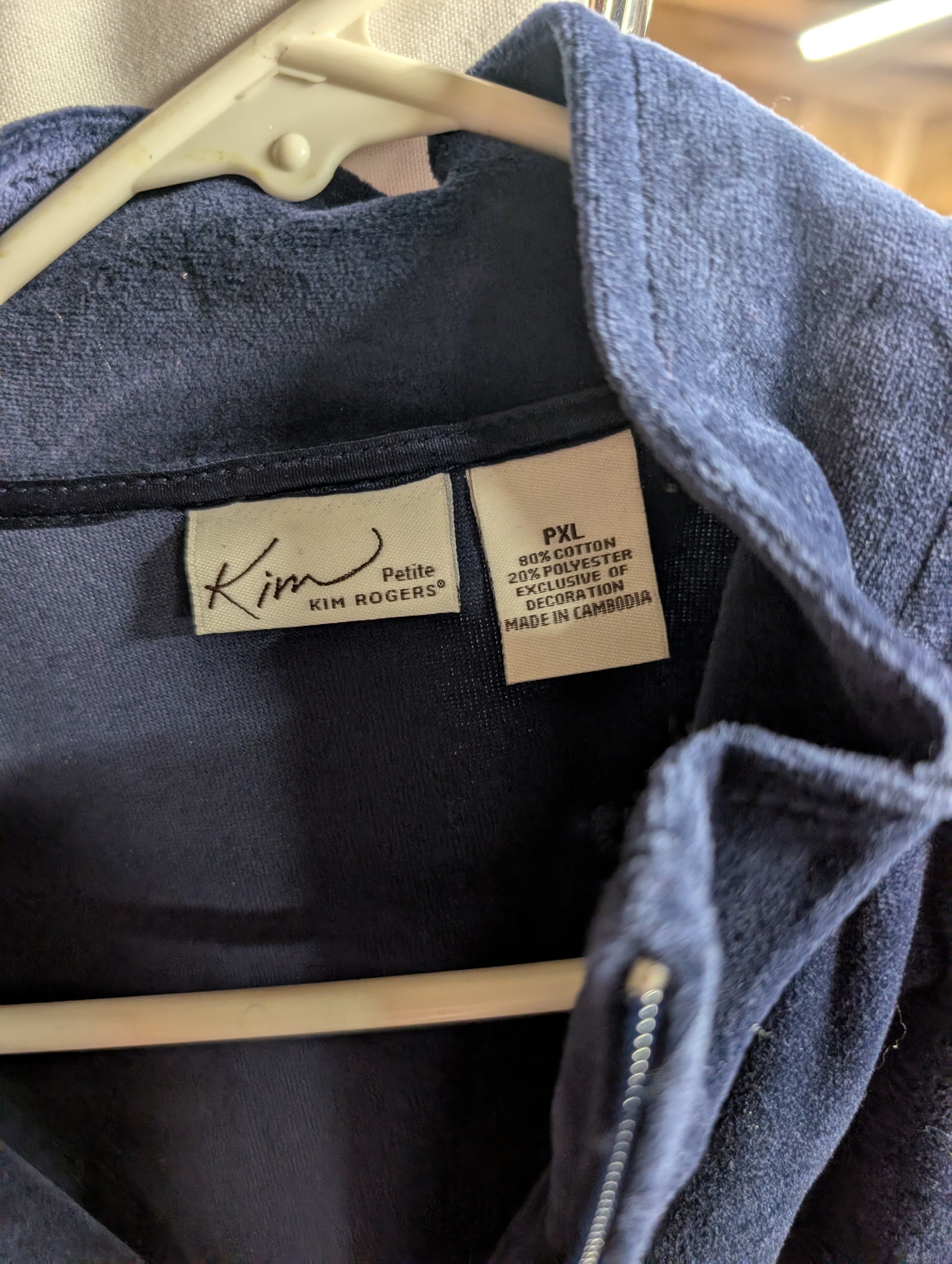Kim Rogers Petite Navy Track suit PXL - Thumbnail 3