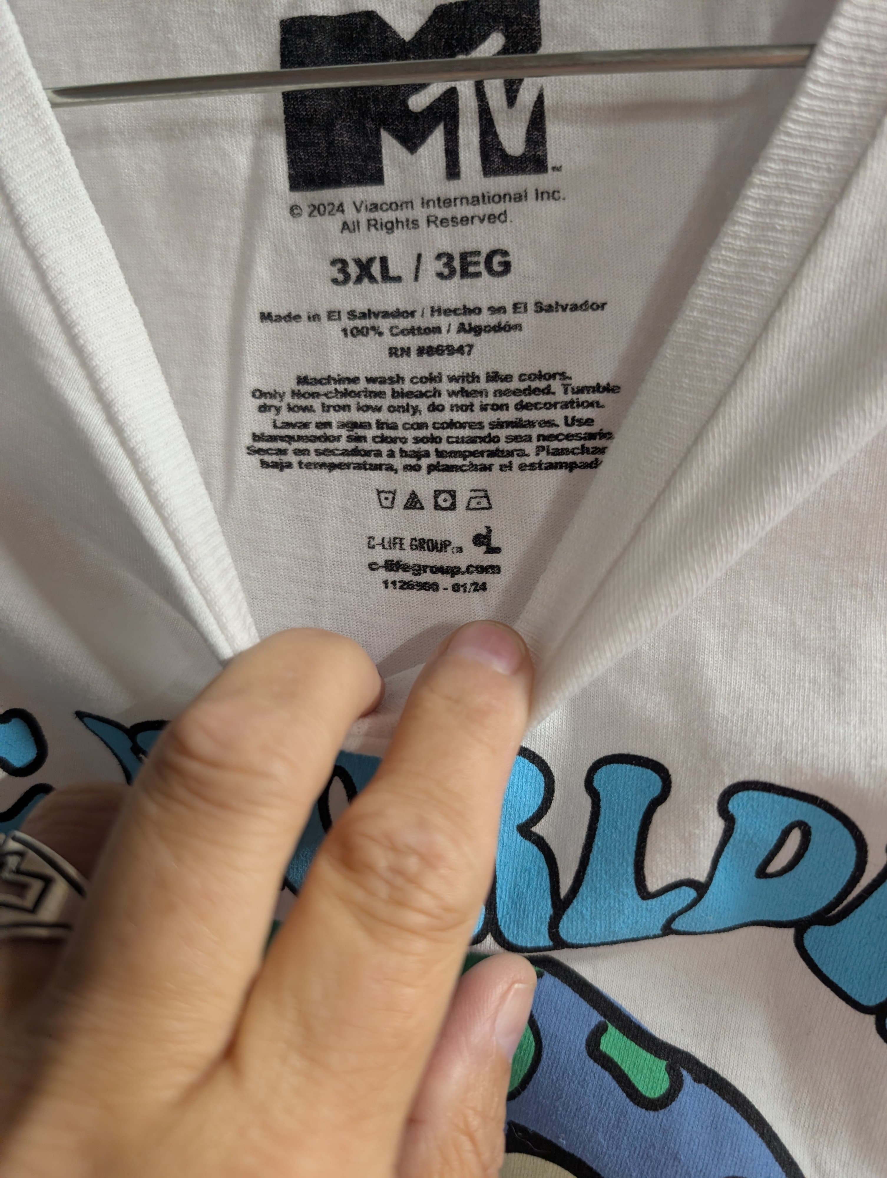 MTV Music Worldwide Graphic T-Shirt 3XL - Thumbnail 2