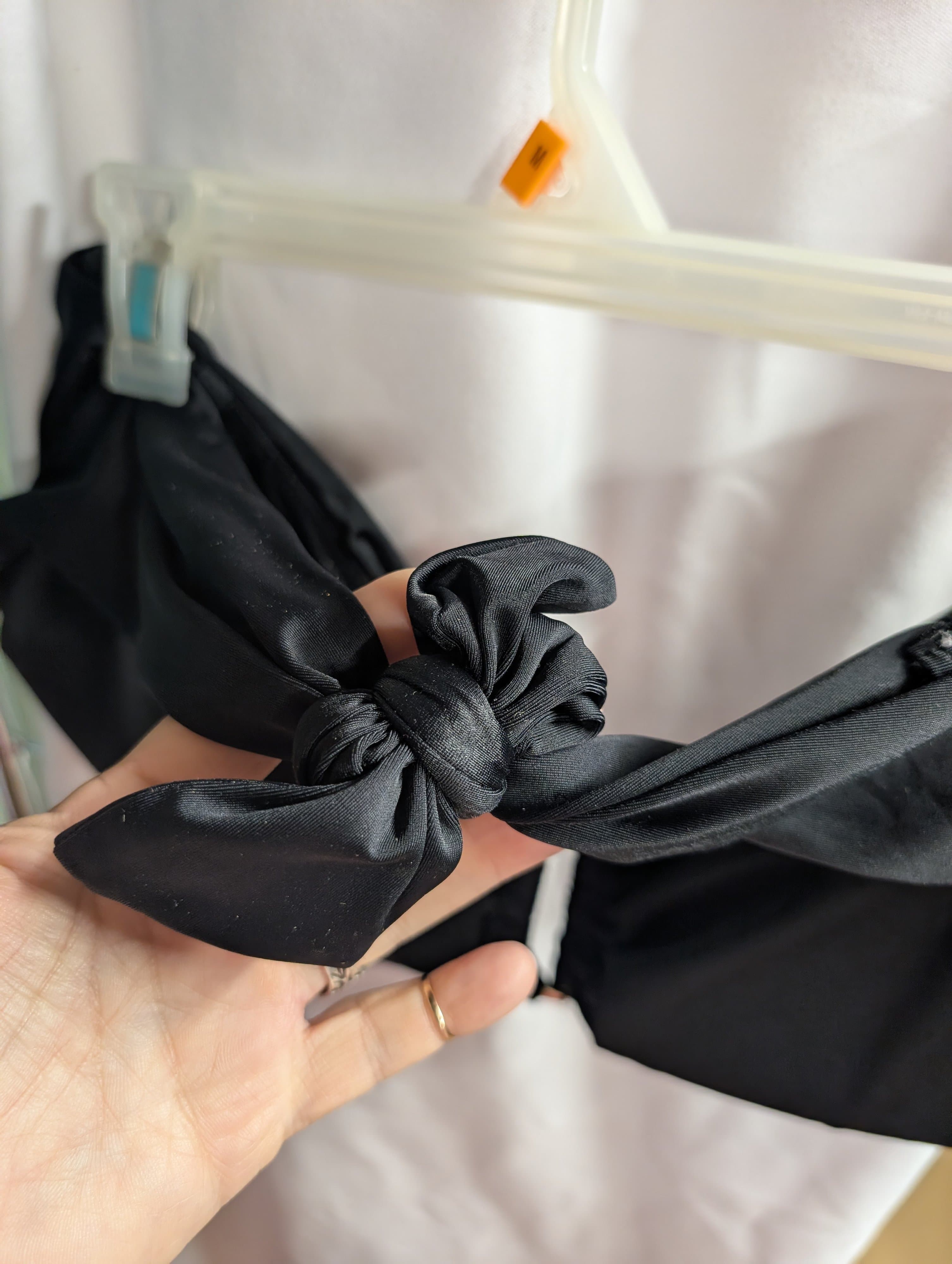 Time and Tru Women's Black Bandeau Bikini Top 2X - Thumbnail 2