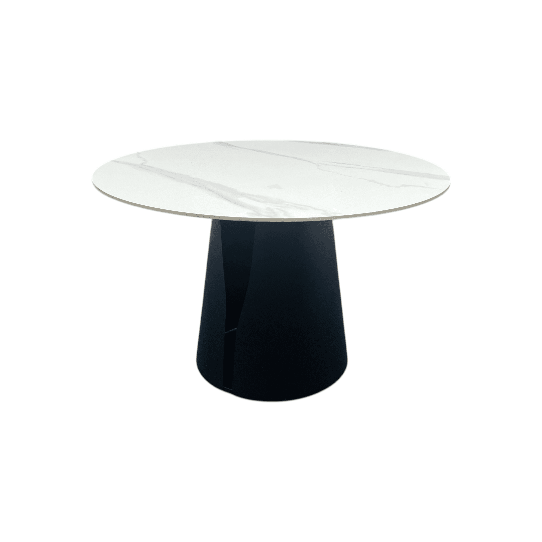 POVISON DONICY Teferi Modern Sintered Stone Round Dining Table - Thumbnail 10