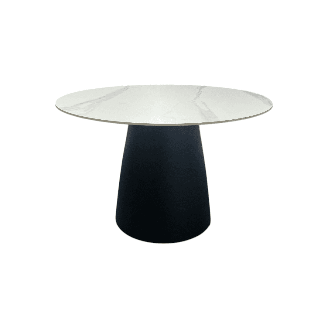 POVISON DONICY Teferi Modern Sintered Stone Round Dining Table - Thumbnail 12
