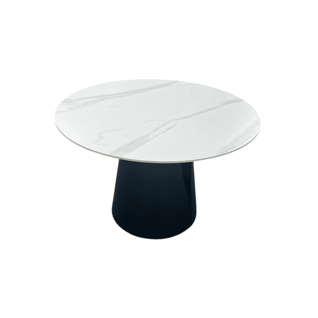 POVISON DONICY Teferi Modern Sintered Stone Round Dining Table - Thumbnail 13