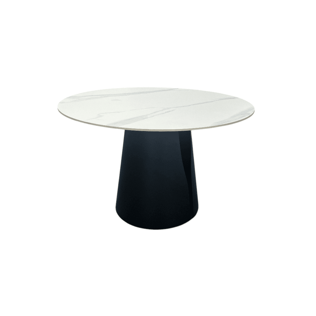 POVISON DONICY Teferi Modern Sintered Stone Round Dining Table - Thumbnail 15