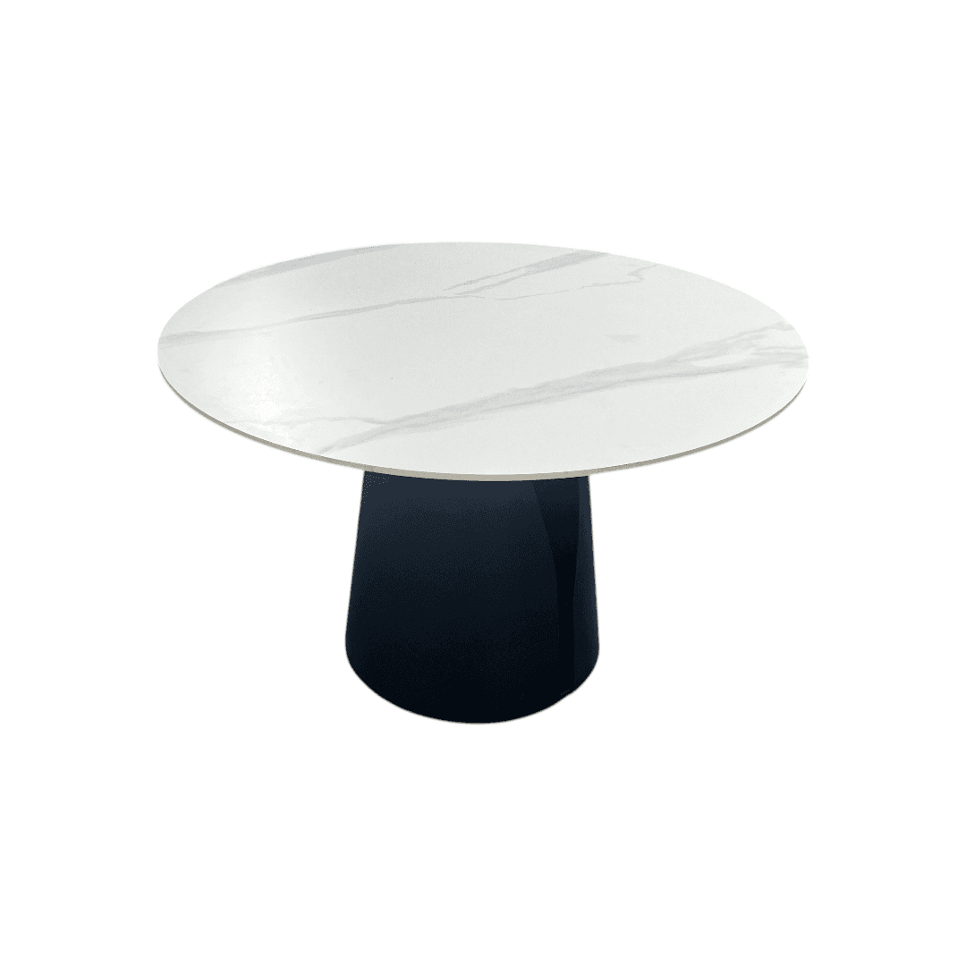 POVISON DONICY Teferi Modern Sintered Stone Round Dining Table - Thumbnail 6