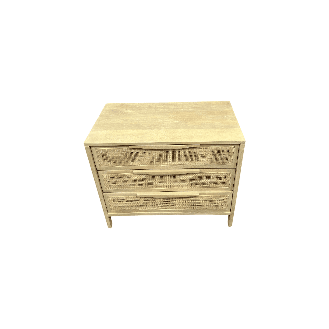 Lulu and Georgia Hannah 3-Drawer Nightstand - Thumbnail 3