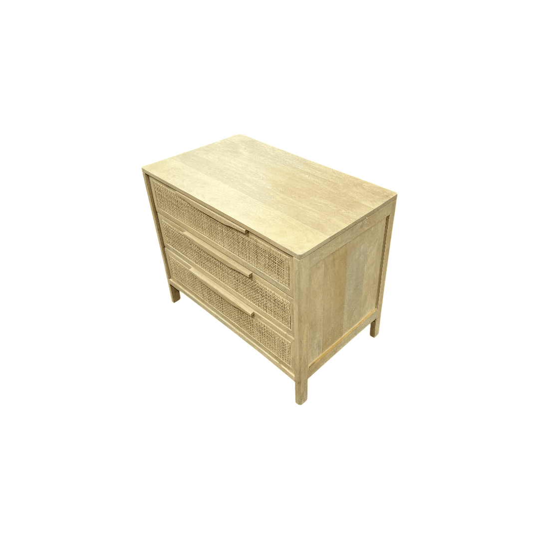 Lulu and Georgia Hannah 3-Drawer Nightstand - Thumbnail 9
