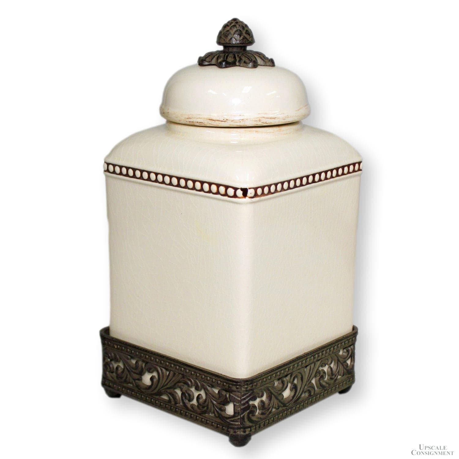 Gracious Goods Ceramic Canister Set - Thumbnail 2