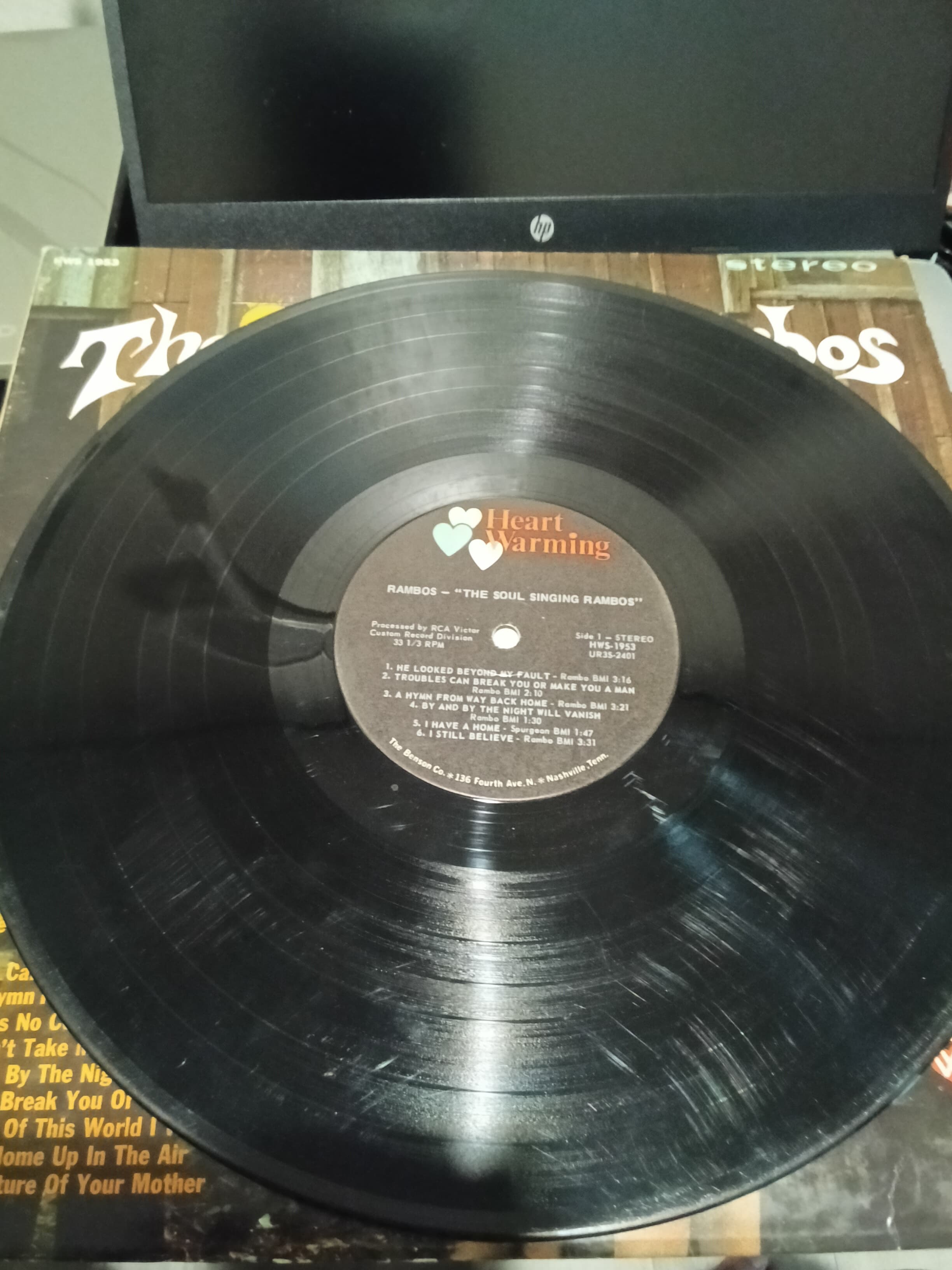 The Soul Singing Rambos Vinyl Record Heart Warming - Thumbnail 4
