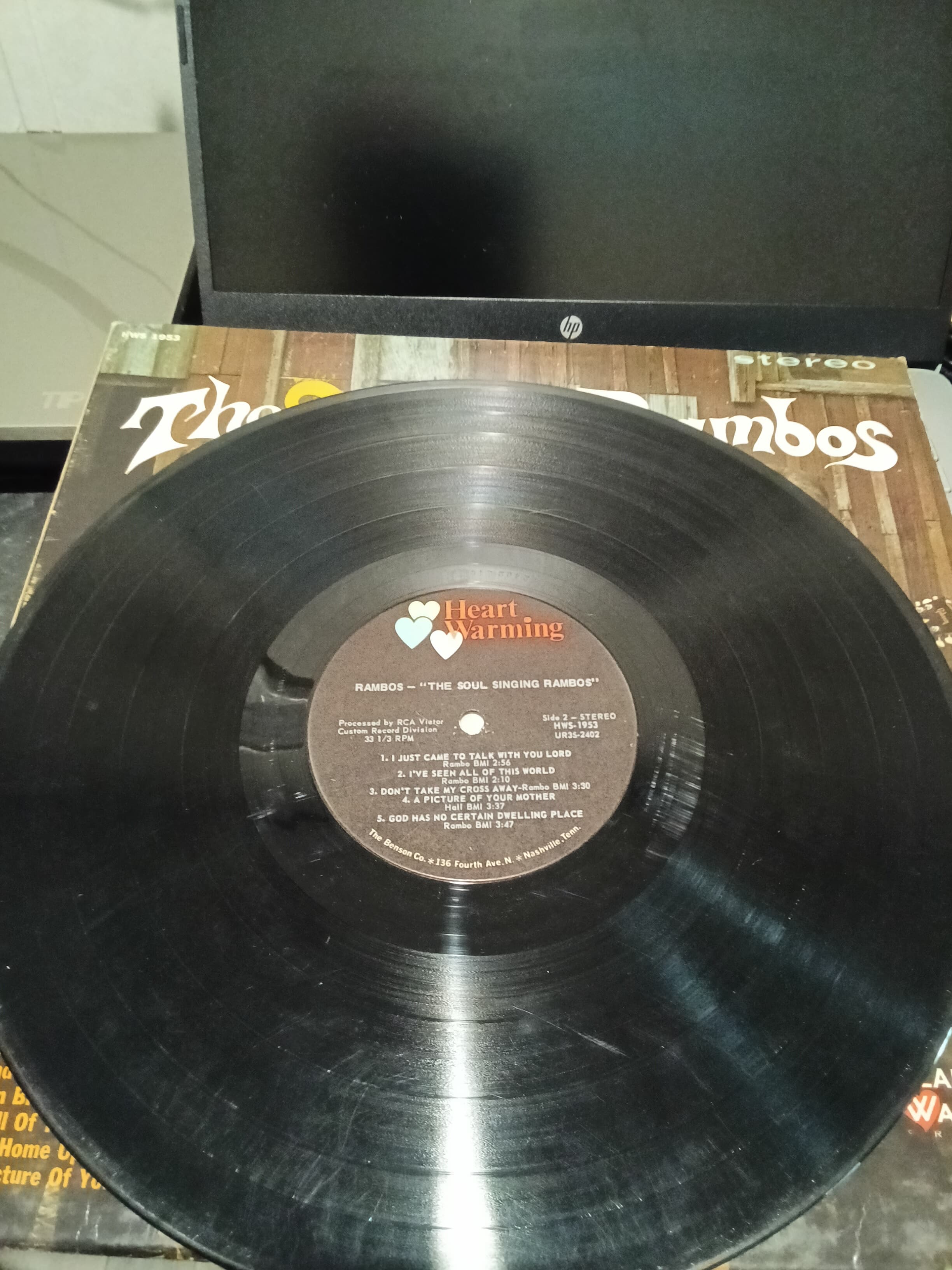 The Soul Singing Rambos Vinyl Record Heart Warming - Thumbnail 2