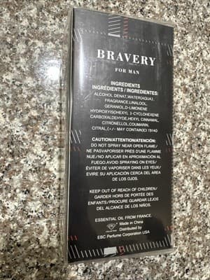 Bravery for Man Eau de Toilette Spray 100ml / 3.4oz Men’s Cologne Fragrance - Thumbnail 2