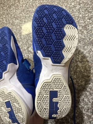 Excellent- Nike LeBron Soldier Blue High Top Basketball Sneakers- Size 11.5 Mens - Thumbnail 8