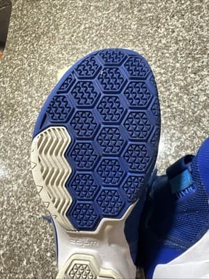 Excellent- Nike LeBron Soldier Blue High Top Basketball Sneakers- Size 11.5 Mens - Thumbnail 10