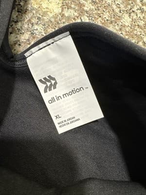All in Motion Women's Seamless Crop Tank Top Black Size XL New With Tags - Thumbnail 3