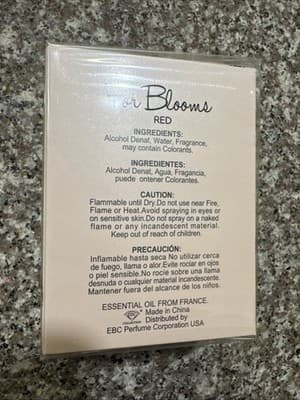 For Blooms RED Womens Perfume 3.4oz EDP Spray New Sealed Rich Jasmine Rose Scent - Thumbnail 2