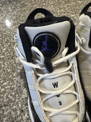 Nike Air Jordan 6 Rings White Black Dark Concord 322992-104 Mens Size 9 - Thumbnail 4