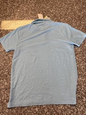 All In Motion Jersey Polo Moisture Wicking - Light Blue - Boy's Size XL 14 - Thumbnail 2