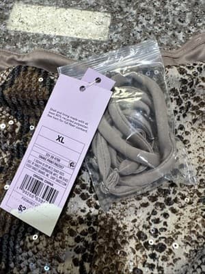 Wild Fable Snake Print Sequin Midi Skirt XL | Brown Animal Print | New Tags - Thumbnail 3