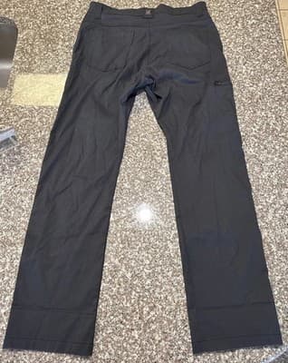 Mens Wrangler ATG All Terrain Cargo Pants 34×32 Black - Thumbnail 2