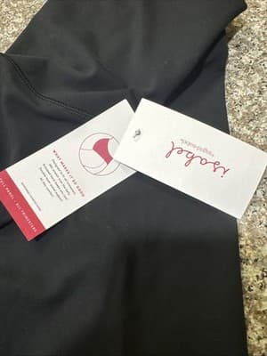 Isabel Maternity Leggings with Support Panel, Black, Size XS (NWT) - Thumbnail 3