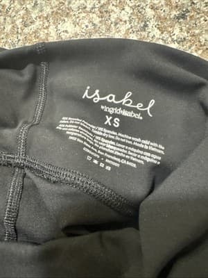 Isabel Maternity Leggings with Support Panel, Black, Size XS (NWT) - Thumbnail 4