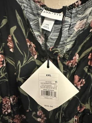 AVA & VIV New W/ Tags Dress Women’s XXL - Thumbnail 3
